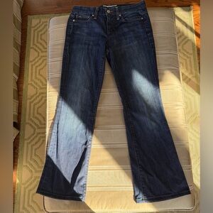 Joe's Jeans Low Rise Dark Blue Flare Women's Jeans Petite